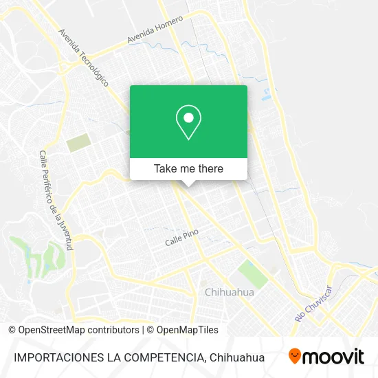 IMPORTACIONES LA COMPETENCIA map