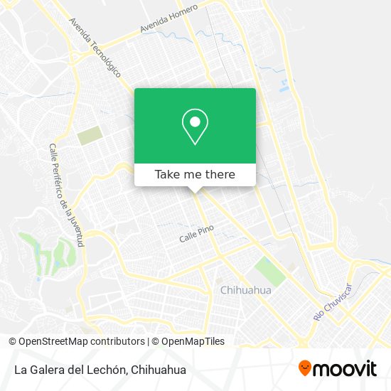 La Galera del Lechón map