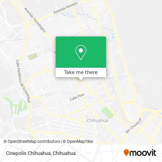 Cinepolis Chihuahua map