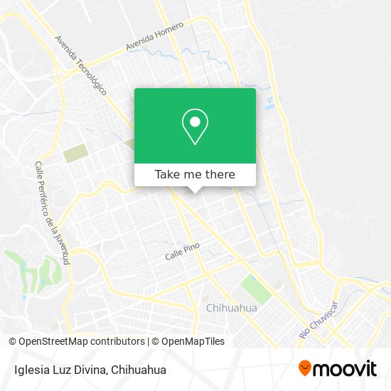 Mapa de Iglesia Luz Divina