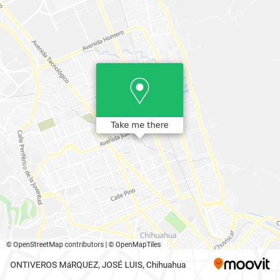 ONTIVEROS MáRQUEZ, JOSÉ LUIS map