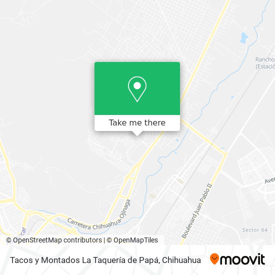 Tacos y Montados La Taquería de Papá map