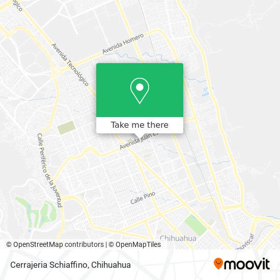 Cerrajeria Schiaffino map