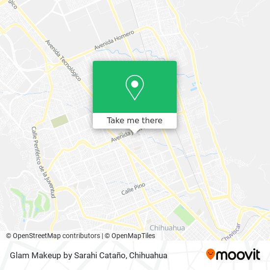 Mapa de Glam Makeup by Sarahi Cataño