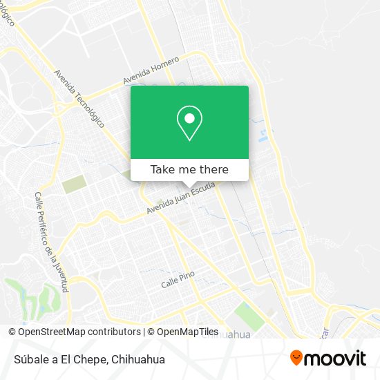 Súbale a El Chepe map