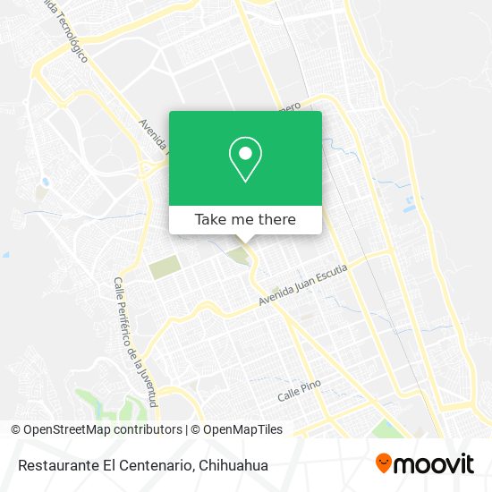 Mapa de Restaurante El Centenario