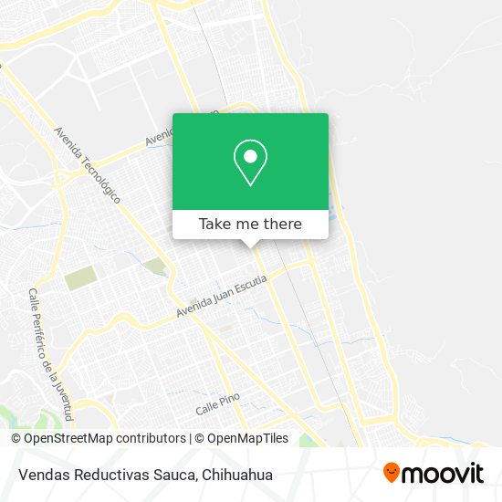 Mapa de Vendas Reductivas Sauca