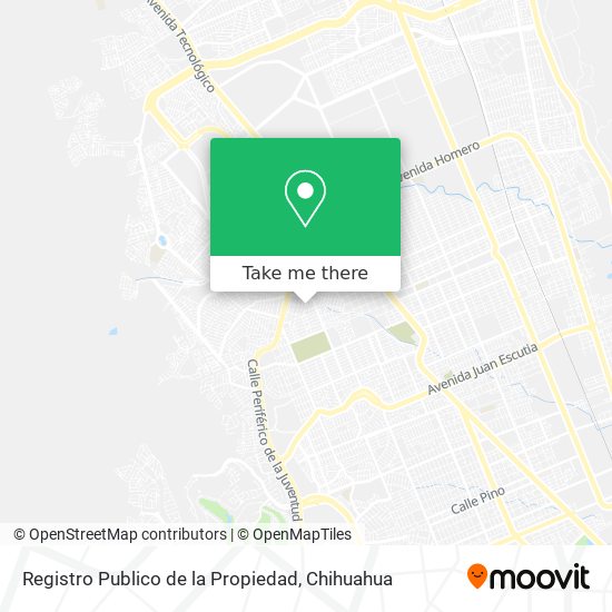 Registro Publico de la Propiedad map