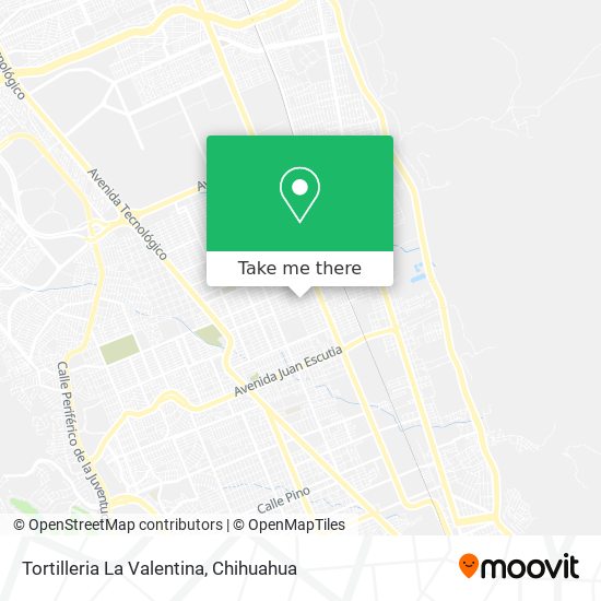 Tortilleria La Valentina map