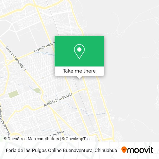 Mapa de Feria de las Pulgas Online Buenaventura