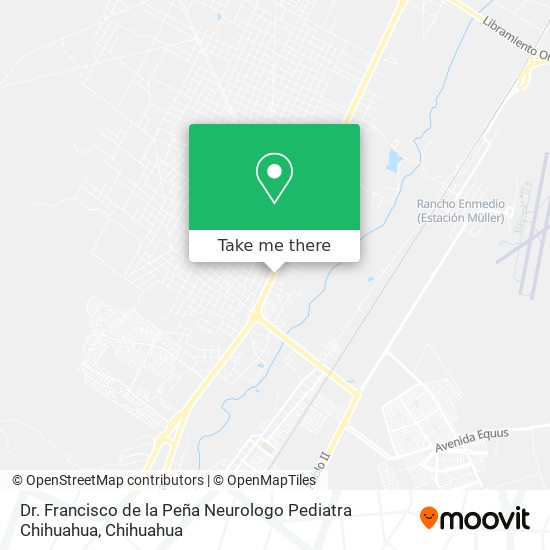 How to get to Dr. Francisco de la Peña Neurologo Pediatra Chihuahua by Bus?