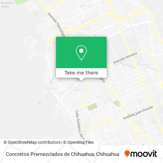 Concretos Premezclados de Chihuahua map