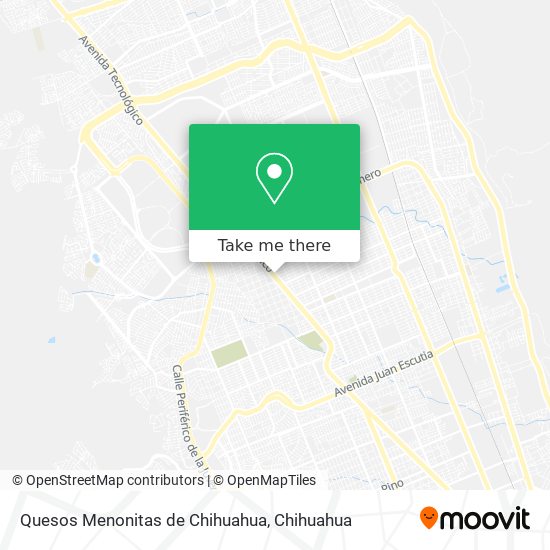 Quesos Menonitas de Chihuahua map