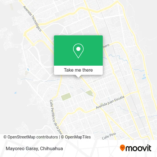 Mayoreo Garay map