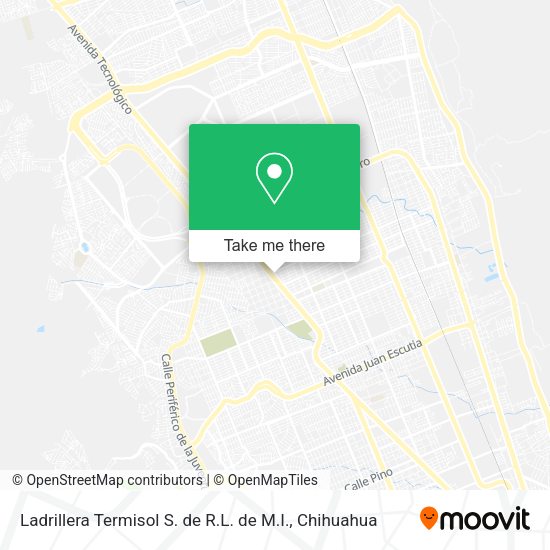 Mapa de Ladrillera Termisol S. de R.L. de M.I.