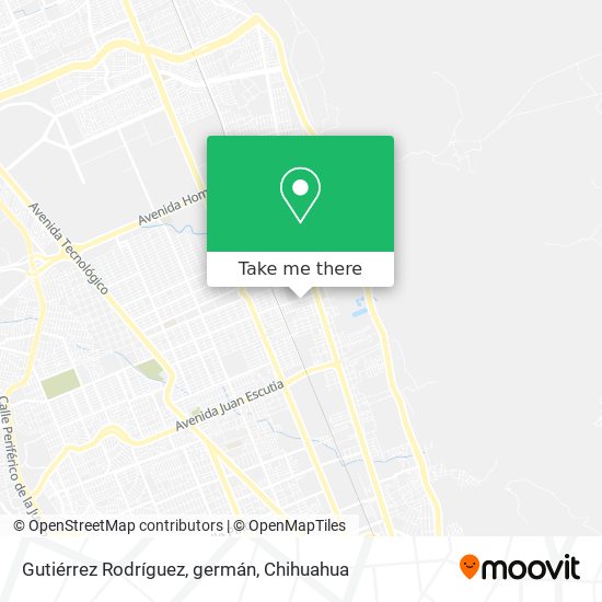 Gutiérrez Rodríguez, germán map
