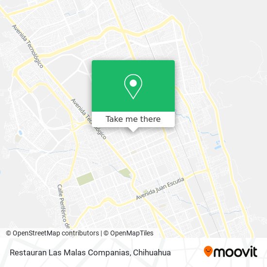 Mapa de Restauran Las Malas Companias