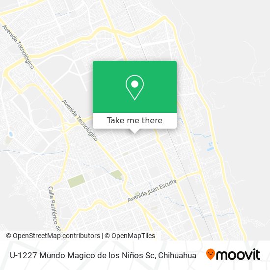 Mapa de U-1227 Mundo Magico de los Niños Sc