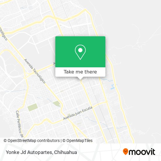 Mapa de Yonke Jd Autopartes