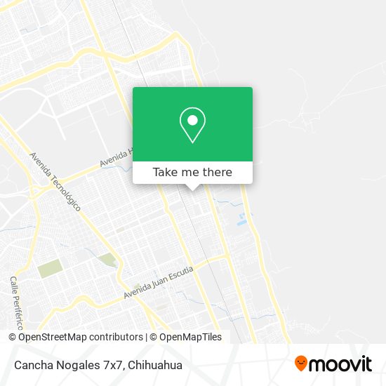 Mapa de Cancha Nogales 7x7