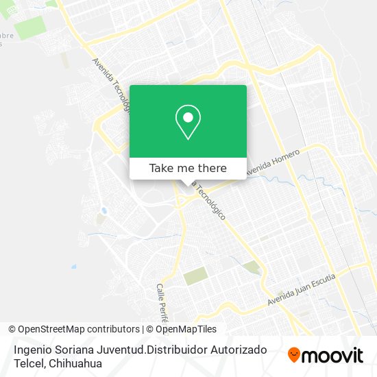 Ingenio Soriana Juventud.Distribuidor Autorizado Telcel map