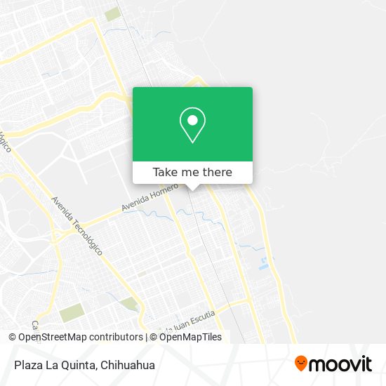 Mapa de Plaza La Quinta