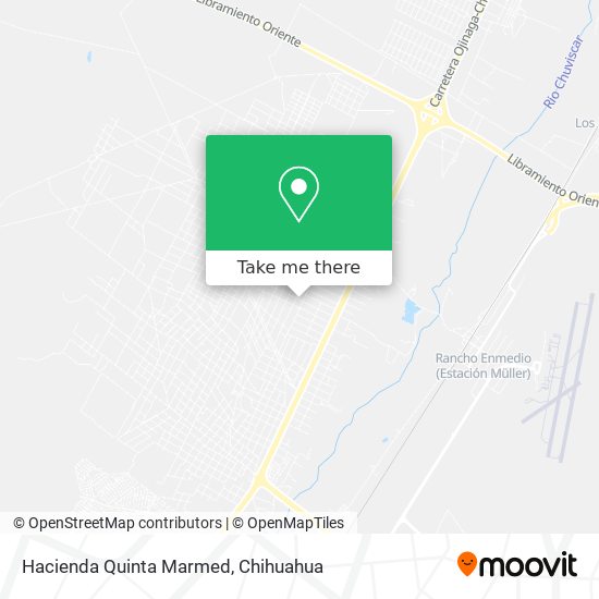 Hacienda Quinta Marmed map