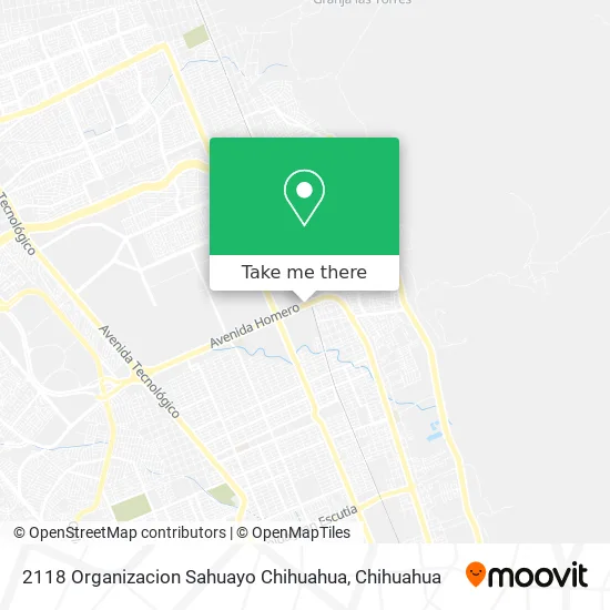 2118 Organizacion Sahuayo Chihuahua map