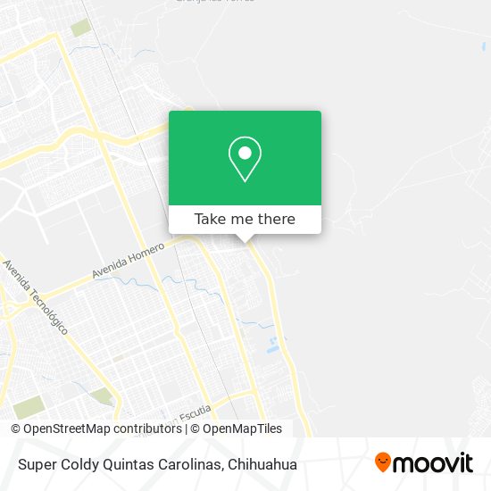 Super Coldy Quintas Carolinas map