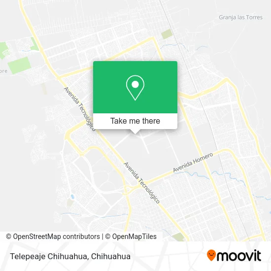 Mapa de Telepeaje Chihuahua
