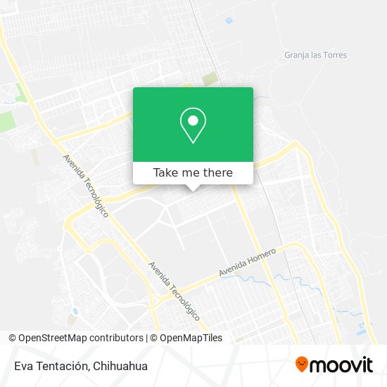 Eva Tentación map