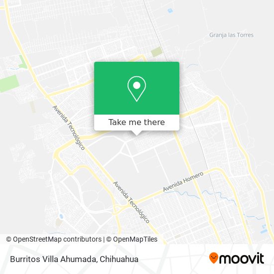 Burritos Villa Ahumada map