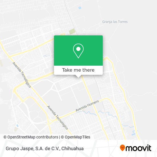 Grupo Jaspe, S.A. de C.V. map
