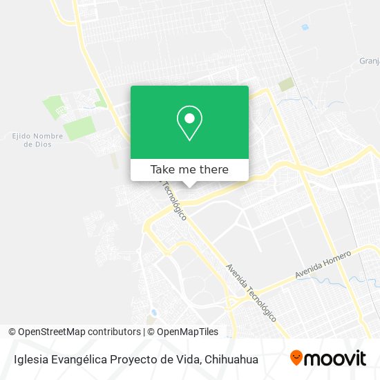Iglesia Evangélica Proyecto de Vida map