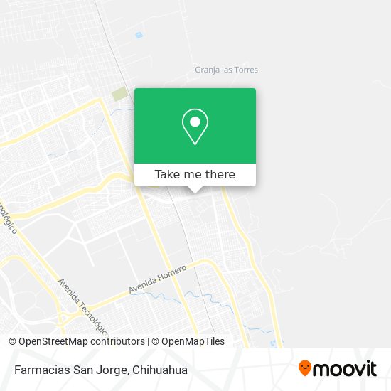 Farmacias San Jorge map