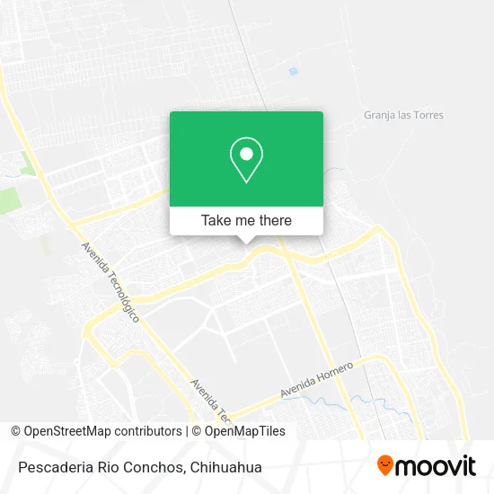 Pescaderia Rio Conchos map
