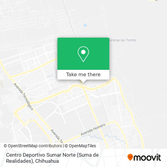 Centro Deportivo Sumar Norte (Suma de Realidades) map