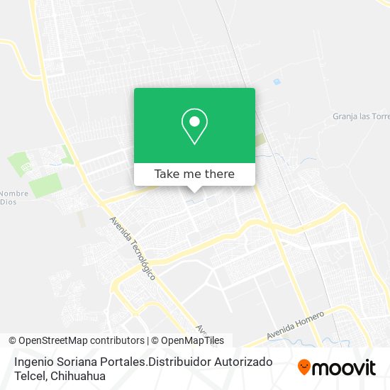 Ingenio Soriana Portales.Distribuidor Autorizado Telcel map