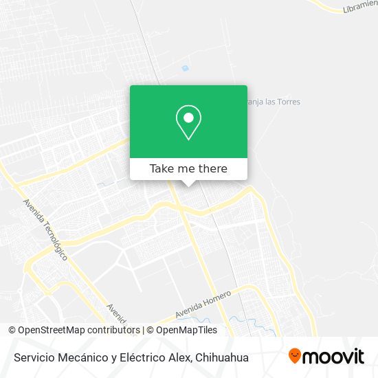 Servicio Mecánico y Eléctrico Alex map