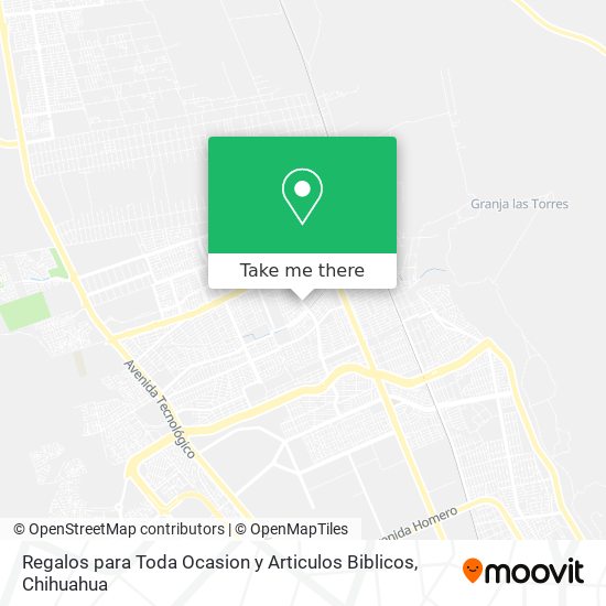 Regalos para Toda Ocasion y Articulos Biblicos map