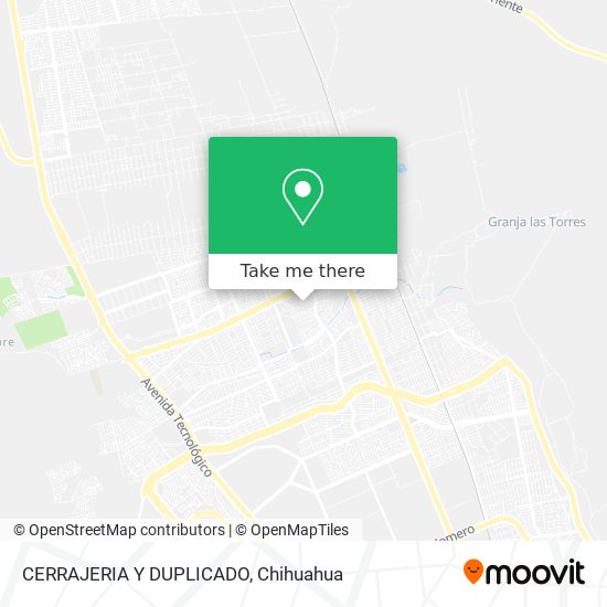 Mapa de CERRAJERIA Y DUPLICADO