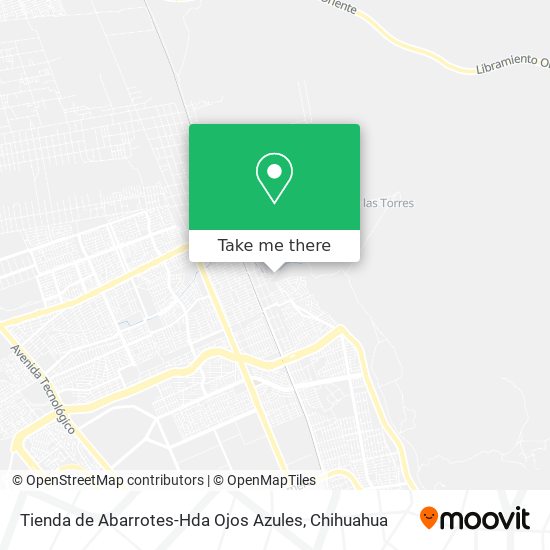 Tienda de Abarrotes-Hda Ojos Azules map