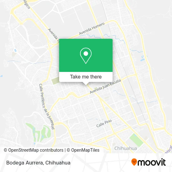 Bodega Aurrera map