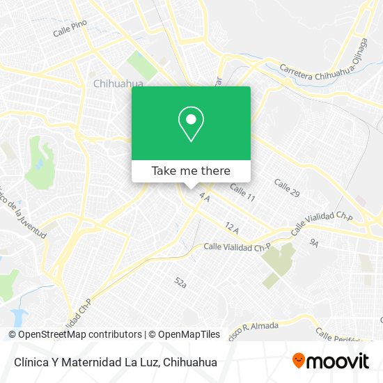 Clínica Y Maternidad La Luz map
