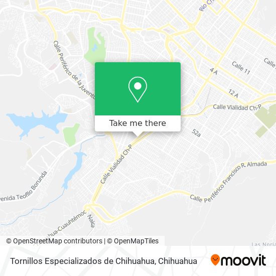 Tornillos Especializados de Chihuahua map