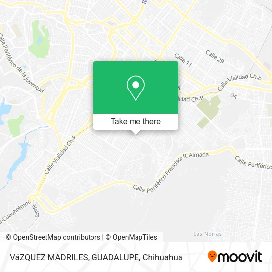 VáZQUEZ MADRILES, GUADALUPE map