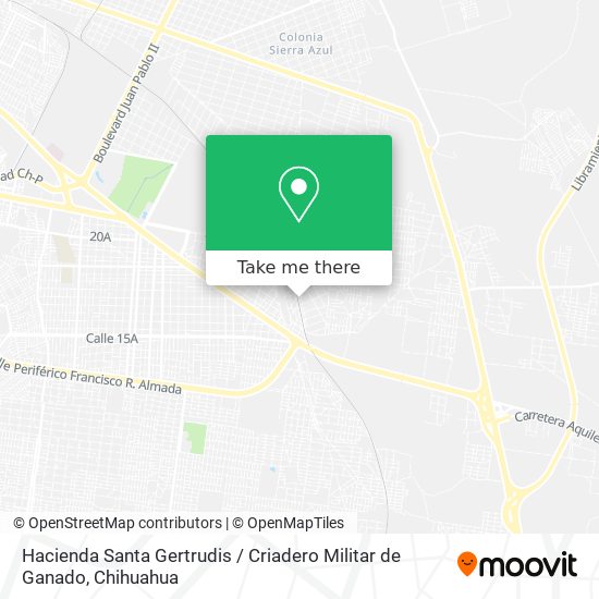 Hacienda Santa Gertrudis / Criadero Militar de Ganado map