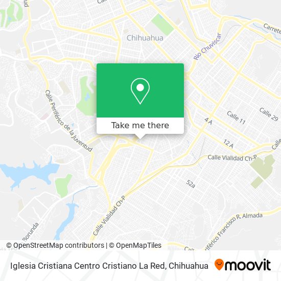 Iglesia Cristiana Centro Cristiano La Red map