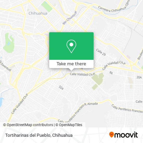 Tortiharinas del Pueblo map