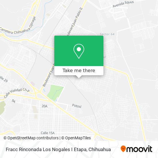 Mapa de Fracc Rinconada Los Nogales I Etapa